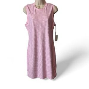 Good American Pink Crystal Embellished Sleeveless‎ Mini Dress